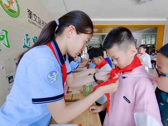 喜迎二十大，争做好队员！奎文区孙家小学举行队前教育系列活动