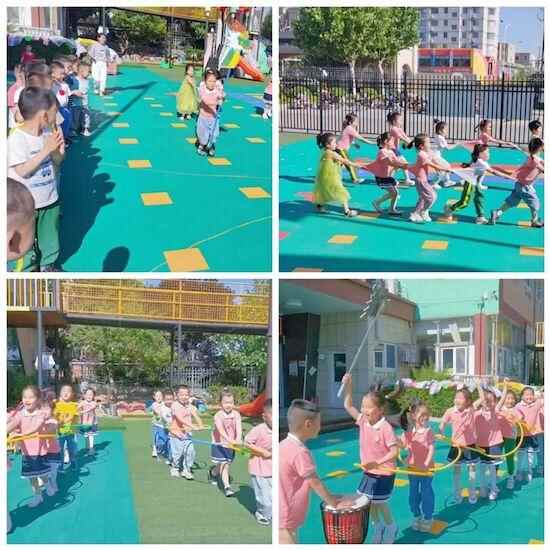 赛龙舟、挂香囊、包粽子……坊子区凤凰街道中心幼儿园欢乐迎端午
