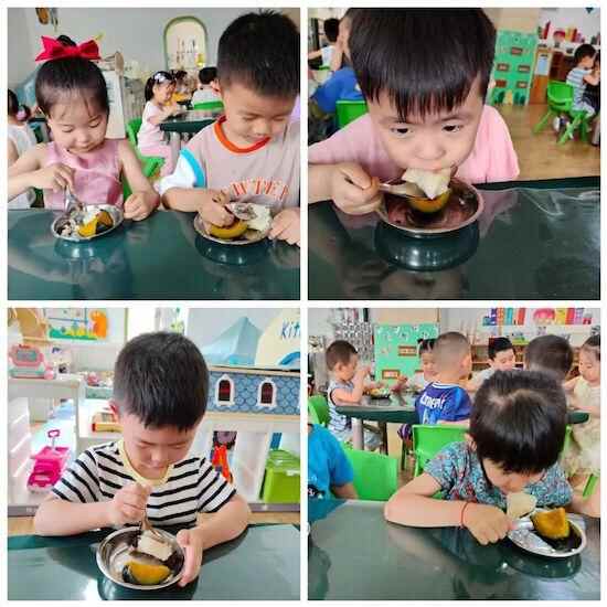赛龙舟、挂香囊、包粽子……坊子区凤凰街道中心幼儿园欢乐迎端午