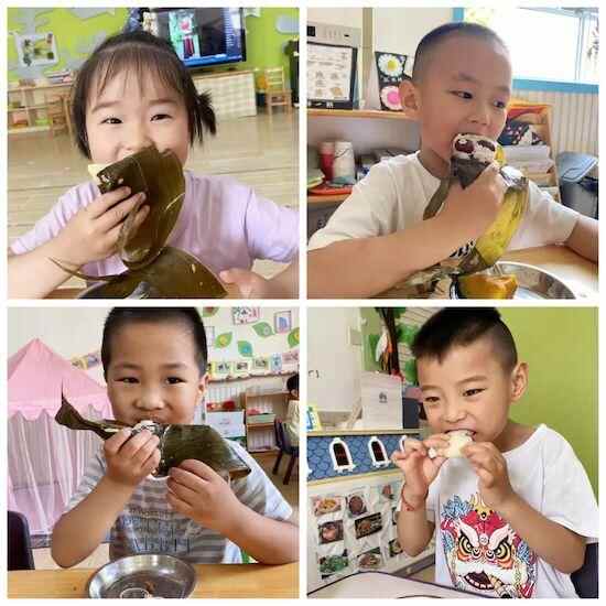 赛龙舟、挂香囊、包粽子……坊子区凤凰街道中心幼儿园欢乐迎端午