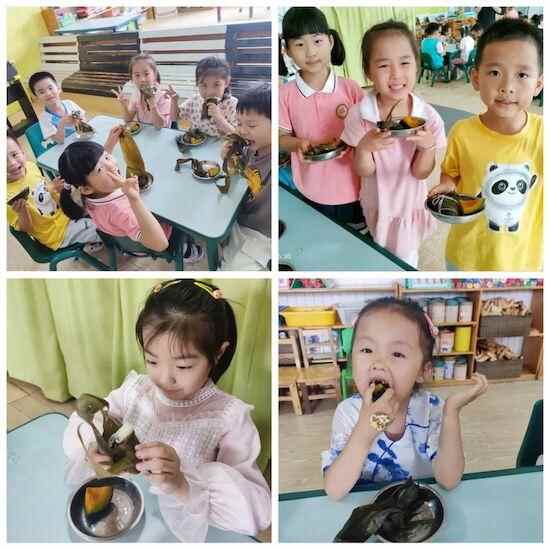 赛龙舟、挂香囊、包粽子……坊子区凤凰街道中心幼儿园欢乐迎端午