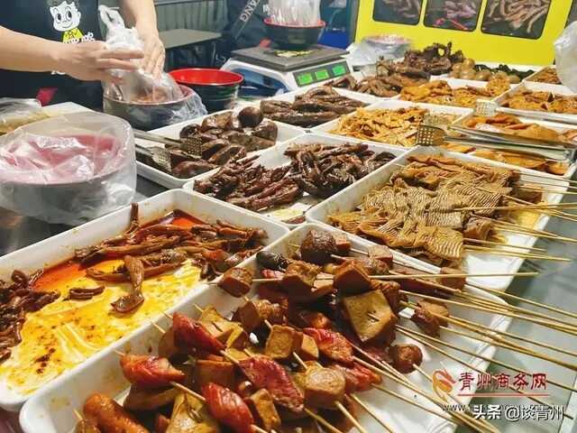 青州夜太美，这里的人为美食熬着夜
