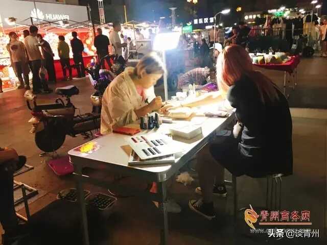 青州夜太美，这里的人为美食熬着夜