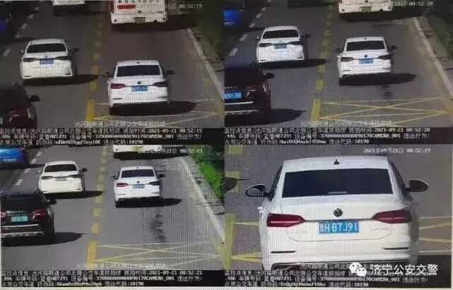再次曝光！济宁这些车辆违法占用公交车道！
