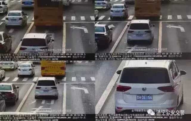 再次曝光！济宁这些车辆违法占用公交车道！