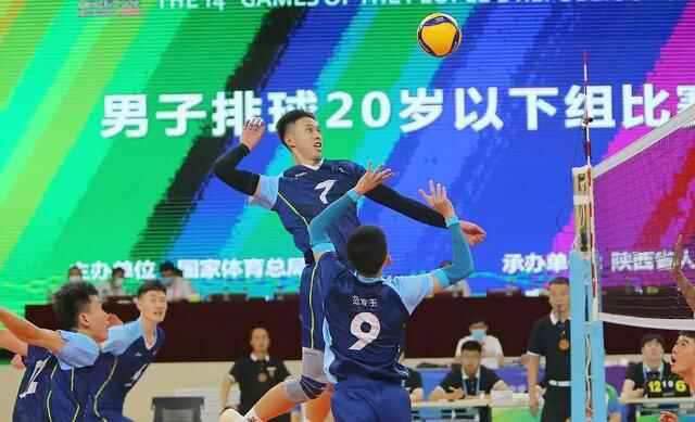 济宁籍运动员张颢檬、薛锦浩助力山东小男排夺全运会金牌