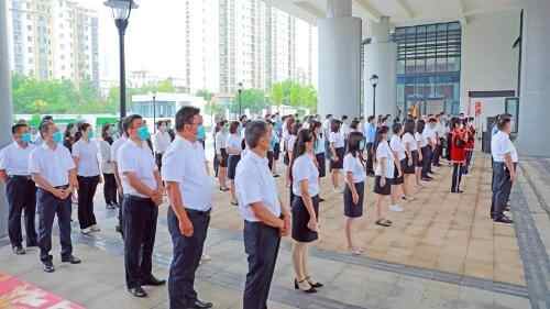 高广立为济宁学院附高新校区启用揭牌