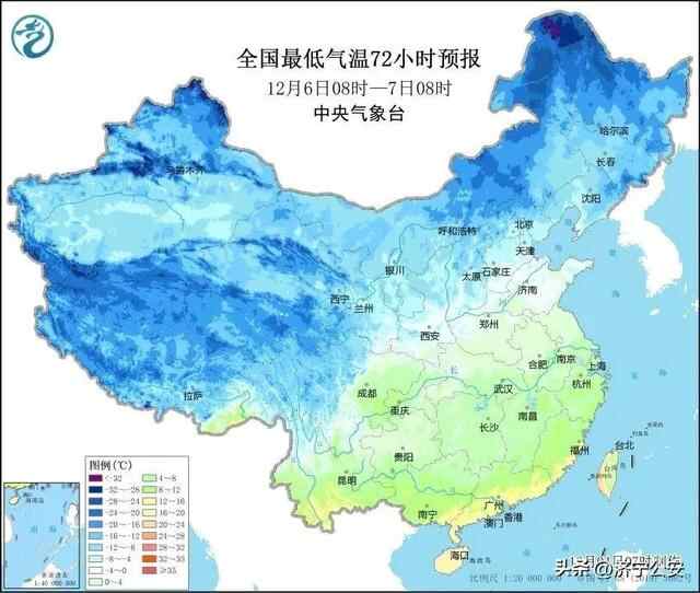 先升后降 -6℃！济宁的天气……
