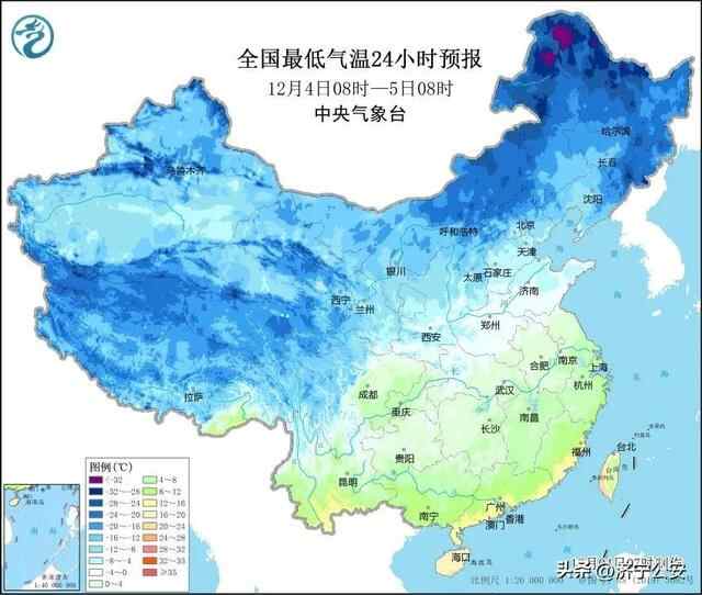 先升后降 -6℃！济宁的天气……