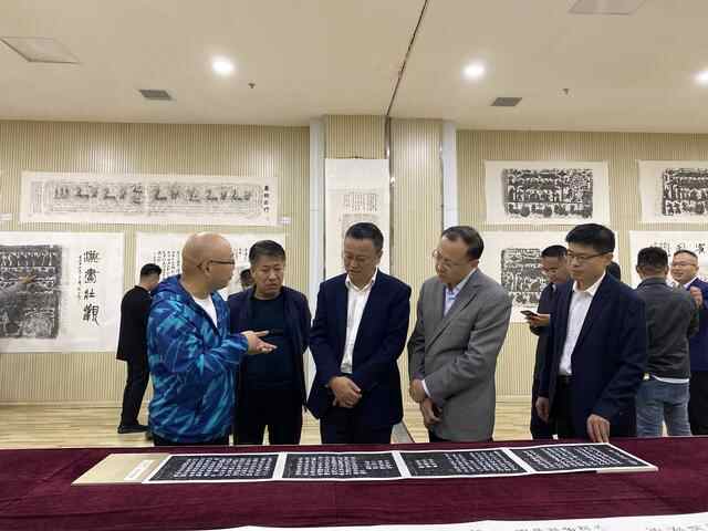 山东嘉祥第二届金石拓片展在县文化馆开幕