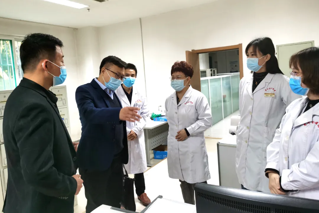 金乡县中医院领导来我院考察工作