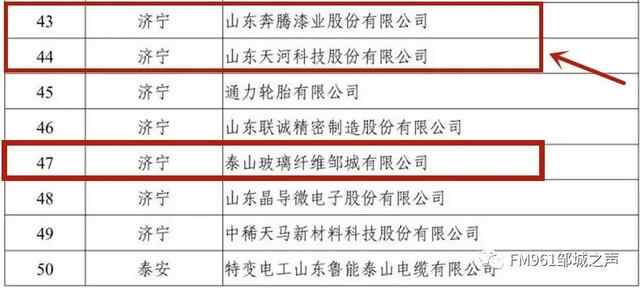 邹城3家企业上榜！山东省技术创新示范企业拟认定名单公示