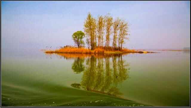 微山湖上静悄悄，济宁城南，齐鲁明珠微山县