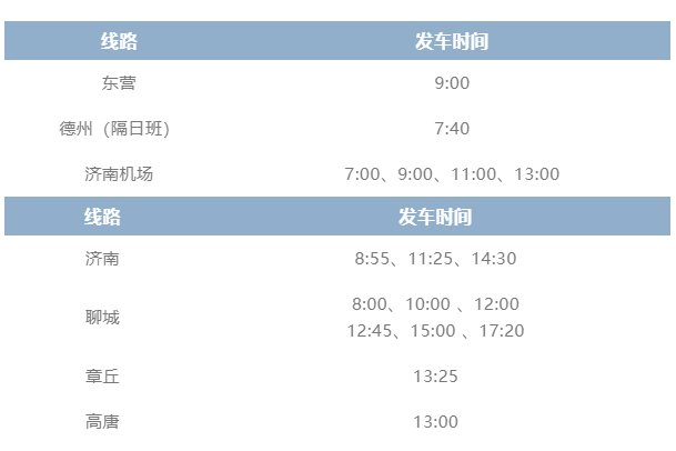 5月21日起，济宁汽车北站恢复东营、德州、济南机场客运班线