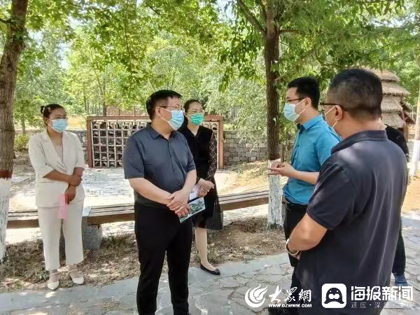 曲阜文化建设示范区党工委领导到长沟镇督导文化“两创”示范点建设