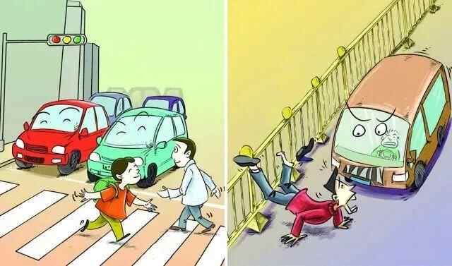 创城进行时：文明交通知多少，这波漫画请收好