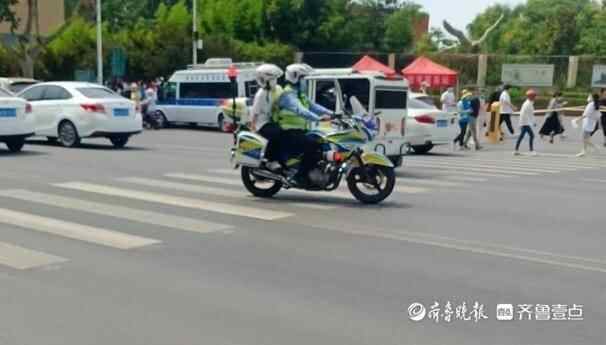 向着理想出发｜邹城一女生走错考点，辅警3分钟送到