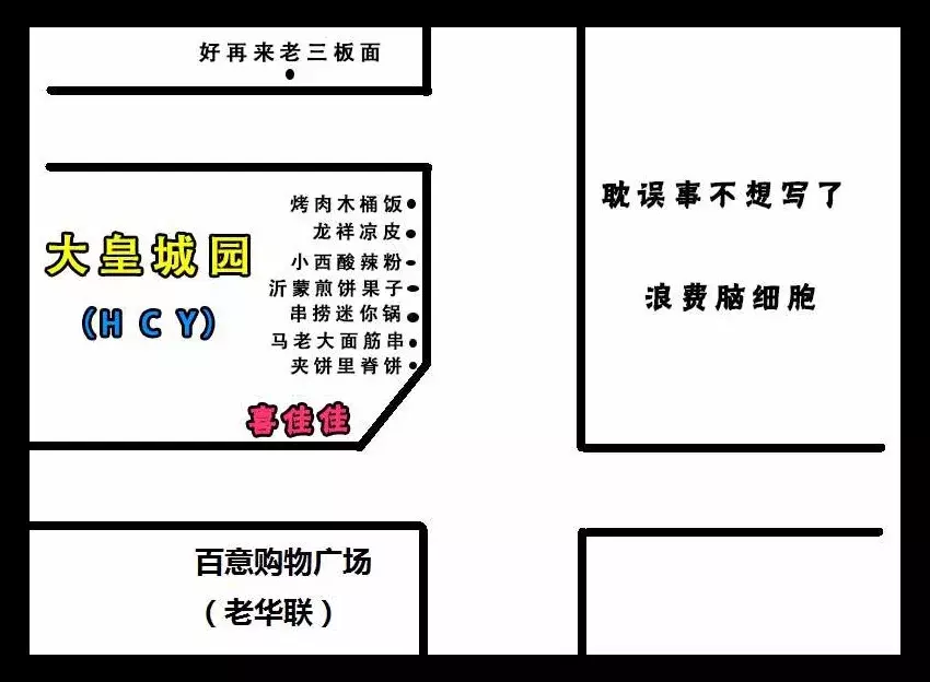 藏在兖州皇城园旁边几百米长的“美食一条街”，我好想吃上一遍。