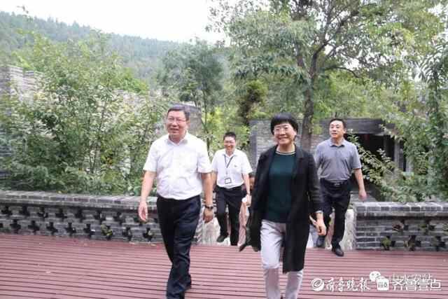 肥城市委常委、宣传部长付玲到安临站镇调研