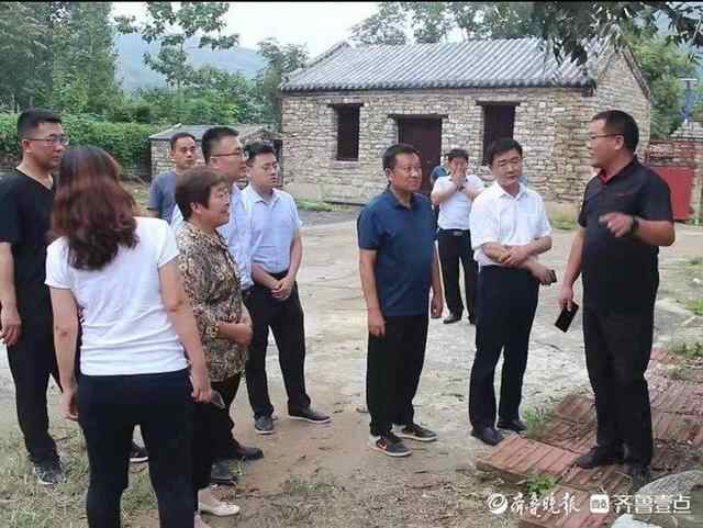 山东省督导组到肥城仪阳调研传统村落和传统民居