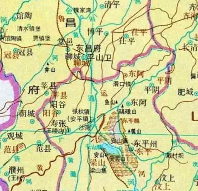 东平县州城镇，曾是郓州、东平府、山东西路、东平路、东平州治所