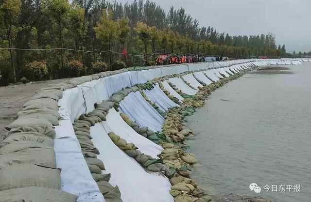 500米大堤加固：东平县梯门率先高质量完成漫堤抢护任务