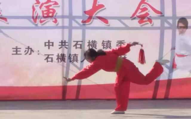 肥城市石横镇：举行第十二届传统武术表演大会