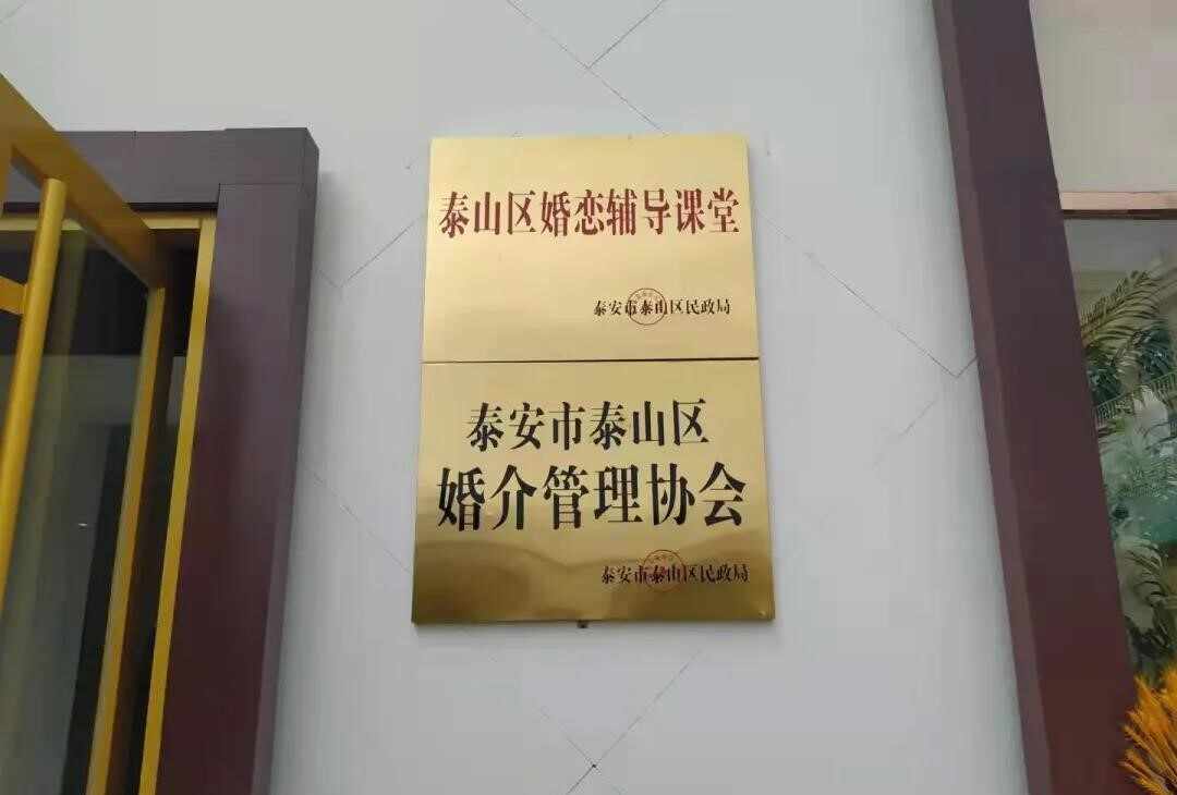 泰山区全面深化婚介机构改革
