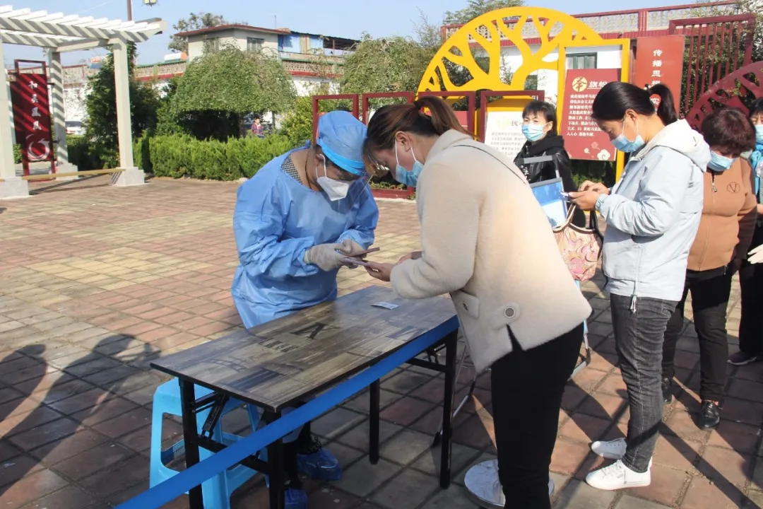 真采真检！肥城经开区开展全员核酸检测应急演练