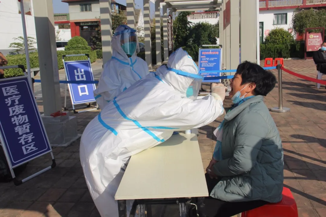 真采真检！肥城经开区开展全员核酸检测应急演练