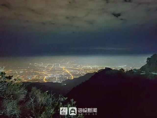 今天的泰安，是彩云的城！从城里到泰山顶绝美