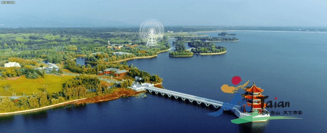 观湖、赏美景、放风筝......泰安绝佳湖景！你最想和谁一起来？