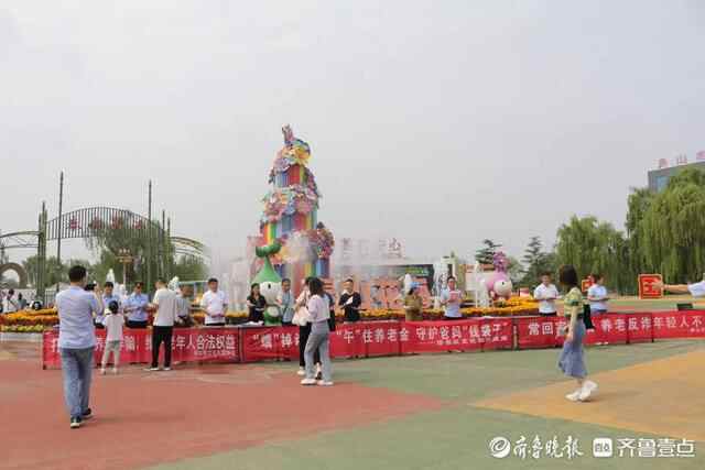 岱岳区文旅局开展打击整治养老诈骗宣传活动