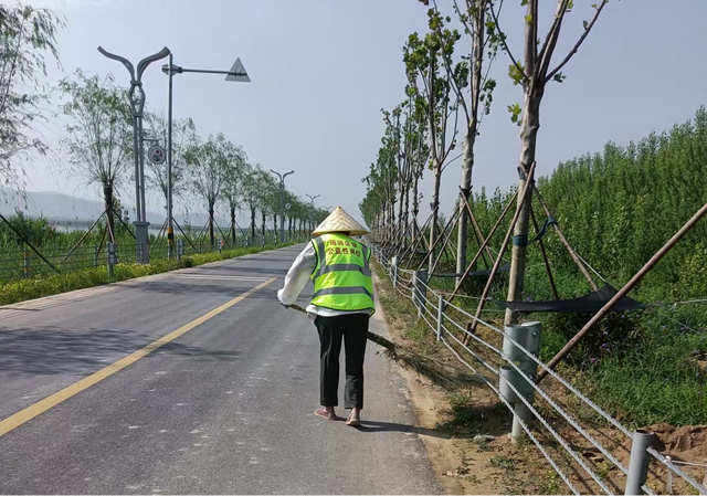 东平县斑鸠店镇：发挥公益性岗位力量 助力人居环境提升美化