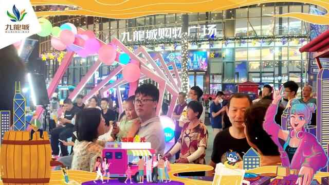 夏来荣成逛夜市，灯火阑珊又处处