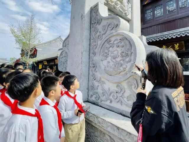 莒县第一实验小学走进莒国古城，开展文化之旅研学游
