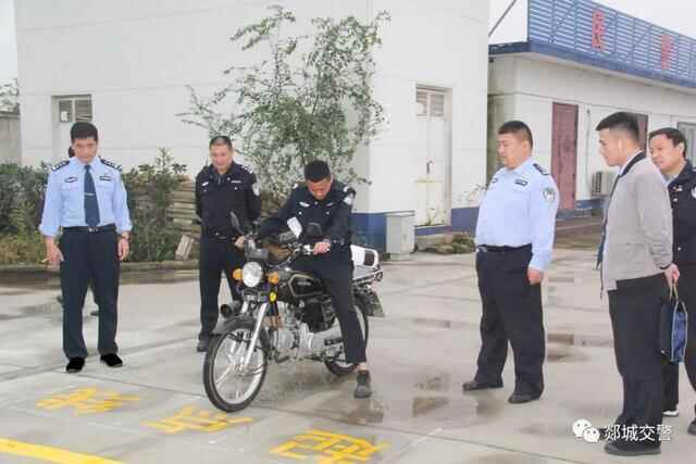 郯城摩托车科目二考场通过验收 即将投入使用