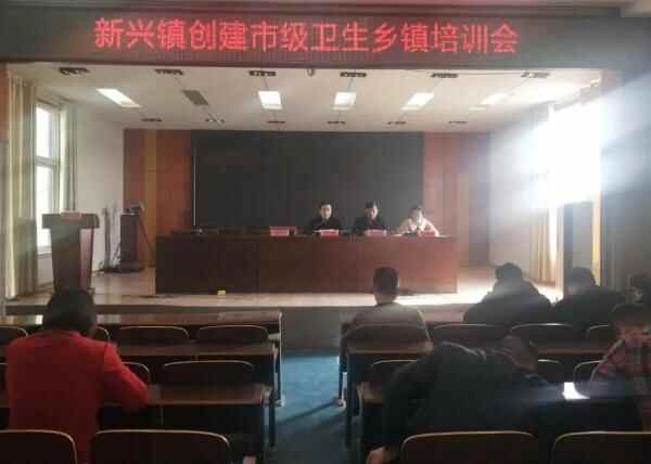 临沂市兰陵县新兴镇召开创建市级卫生乡镇培训会