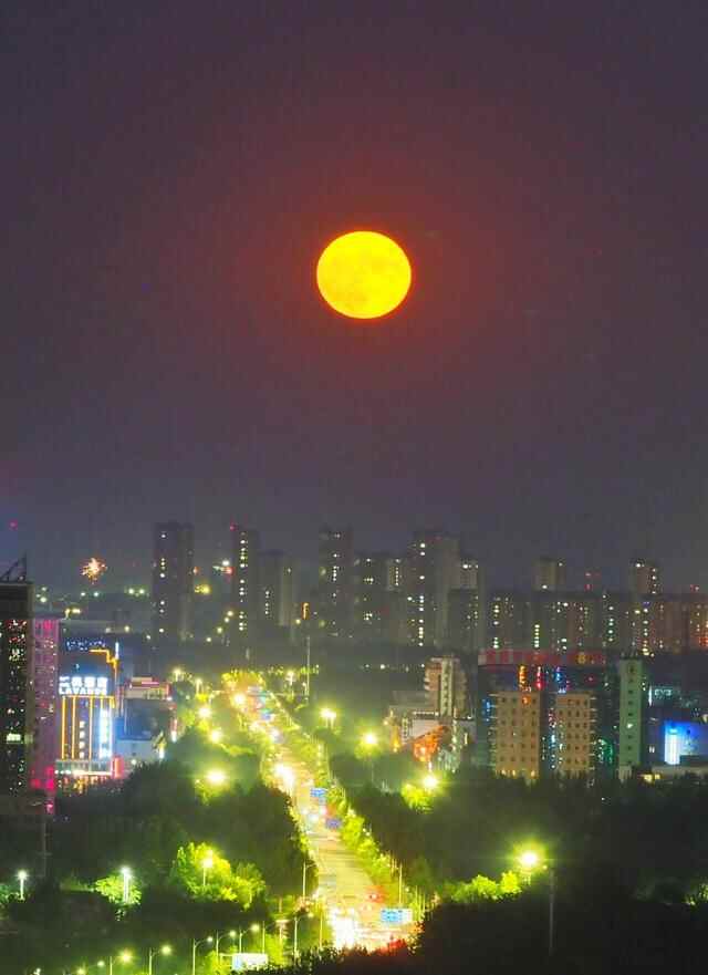 中秋，德州的月亮，惊艳了｜实时更新