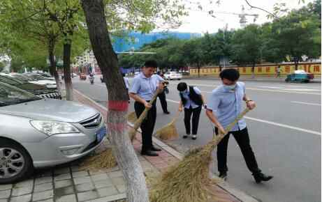 携手共建卫生城市，临邑农商银行在行动