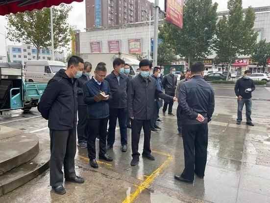 德州市市场监管局局长高秀鹏带队督导调研德城区迎宾市场改造提升工作进展情况
