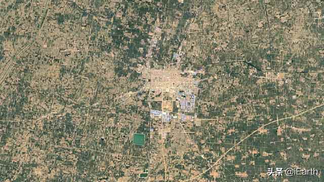 山东省德州市宁津县—城市发展历史卫星影像全纪录（1984~2016）