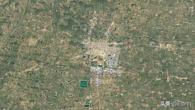 山东省德州市宁津县—城市发展历史卫星影像全纪录（1984~2016）