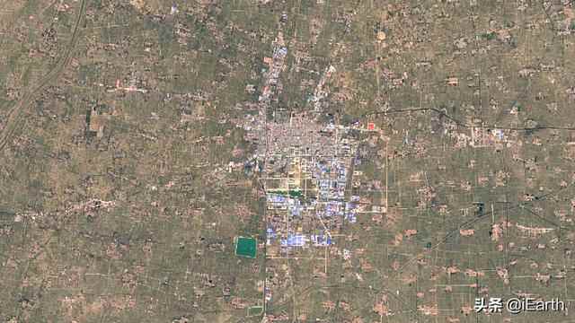 山东省德州市宁津县—城市发展历史卫星影像全纪录（1984~2016）