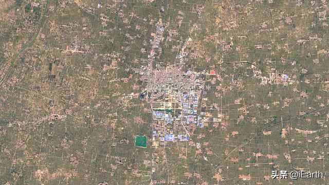 山东省德州市宁津县—城市发展历史卫星影像全纪录（1984~2016）
