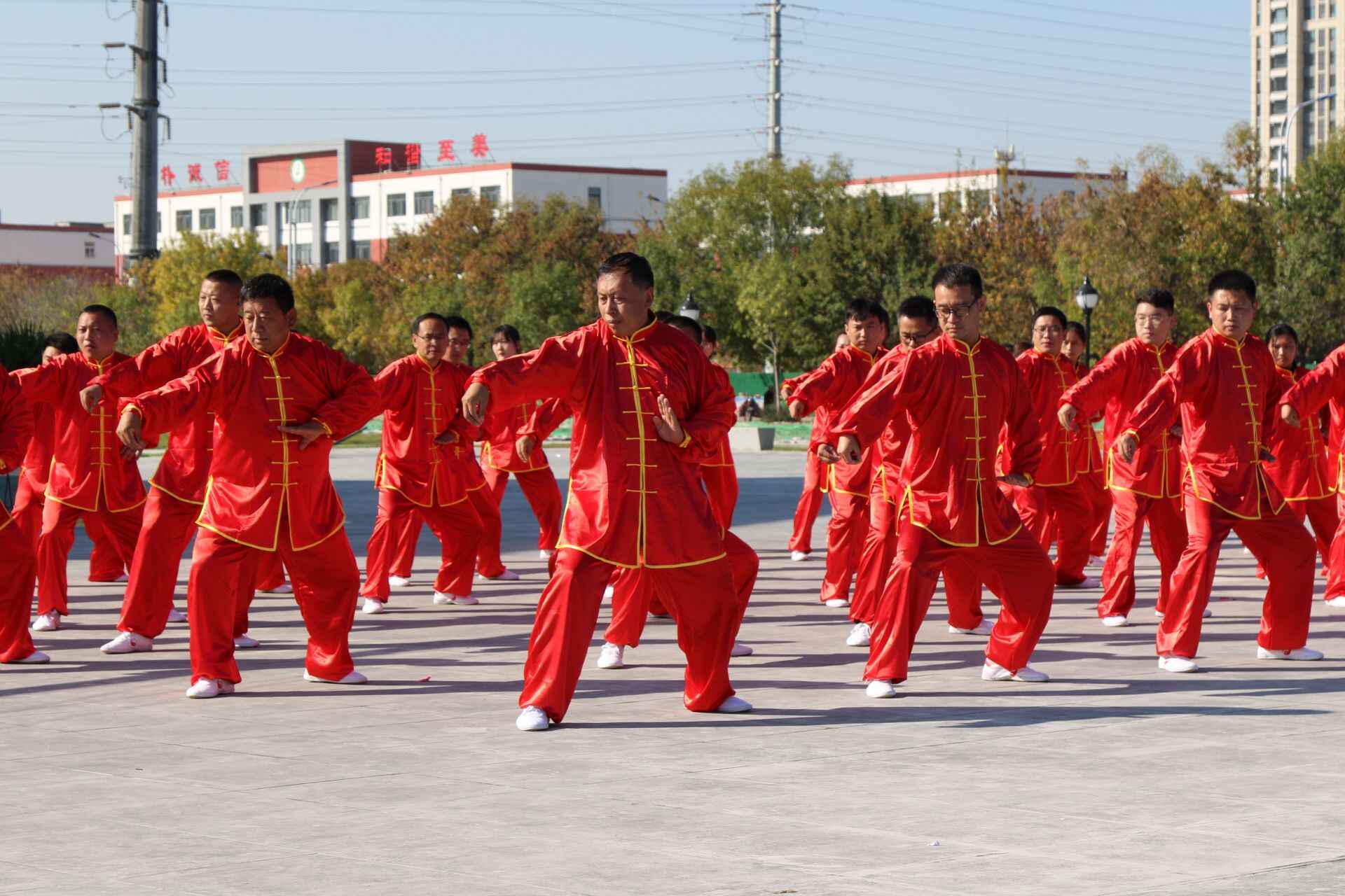 33支代表队同打八极一套拳！庆云举办吴钟八极拳全民健身活动汇演