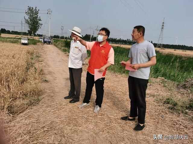 庆云县自然资源局走进田间地头，引导耕地种粮