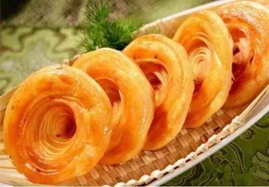 油旋，外皮酥脆，内部柔嫩