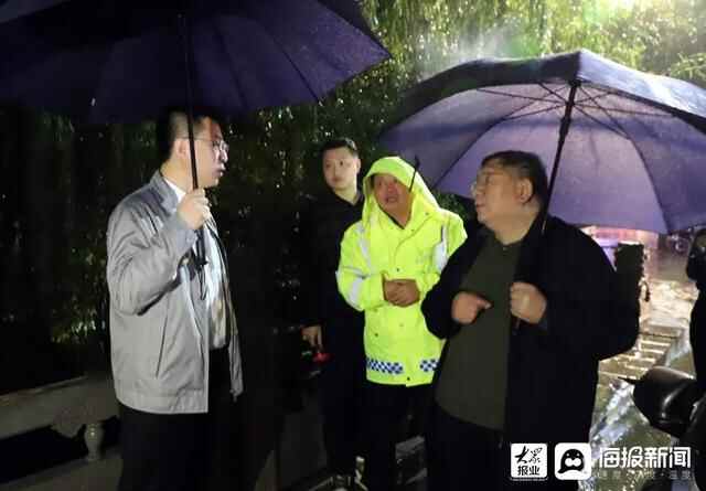 聊城多地防汛排涝进行时，“一把手”们都在干什么？