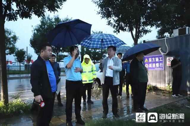 聊城多地防汛排涝进行时，“一把手”们都在干什么？